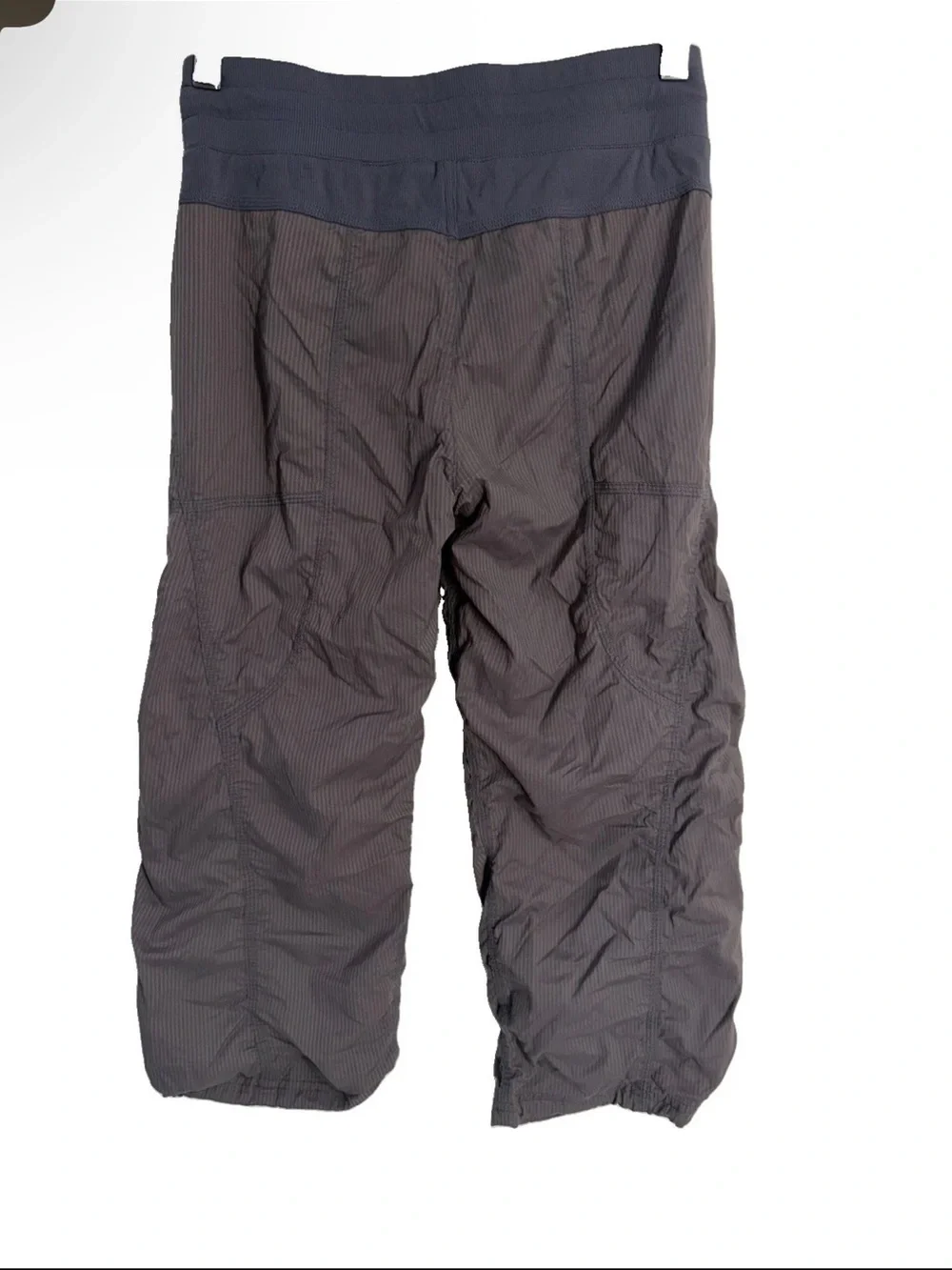 Lululemon Pants Womens Size 6 Charcoal Dance Studio Crop Drawstring Athletic